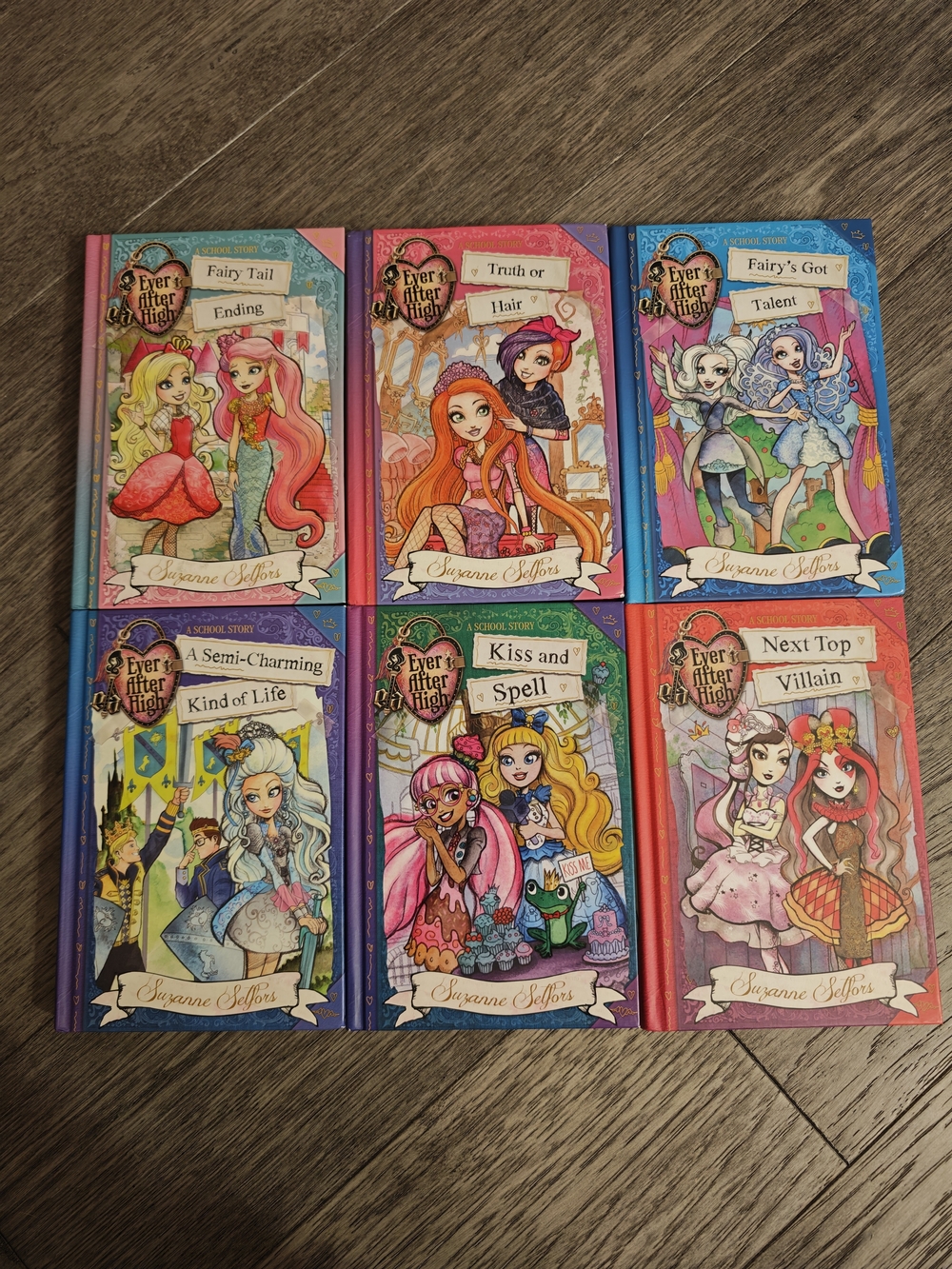 Ever After High - School Story Hardcover Books (set of six)